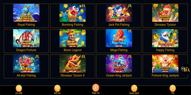 Game bắn cá tại nhà cái Ava với đồ họa 3D sống động và nhiều phần thưởng hấp dẫn